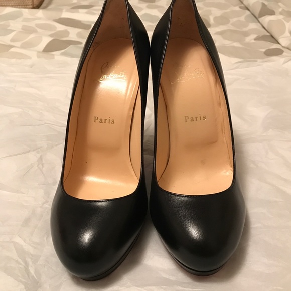 Christian Louboutin Black Heels Size 39 - Picture 4 of 5